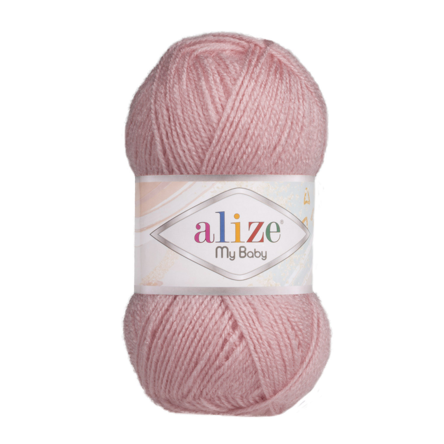 Пряжа Alize "My Baby" (0,25кг) цв.315 розовый