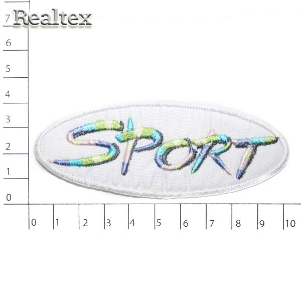 Термоаппликации 56299 "Sport" цв.белый