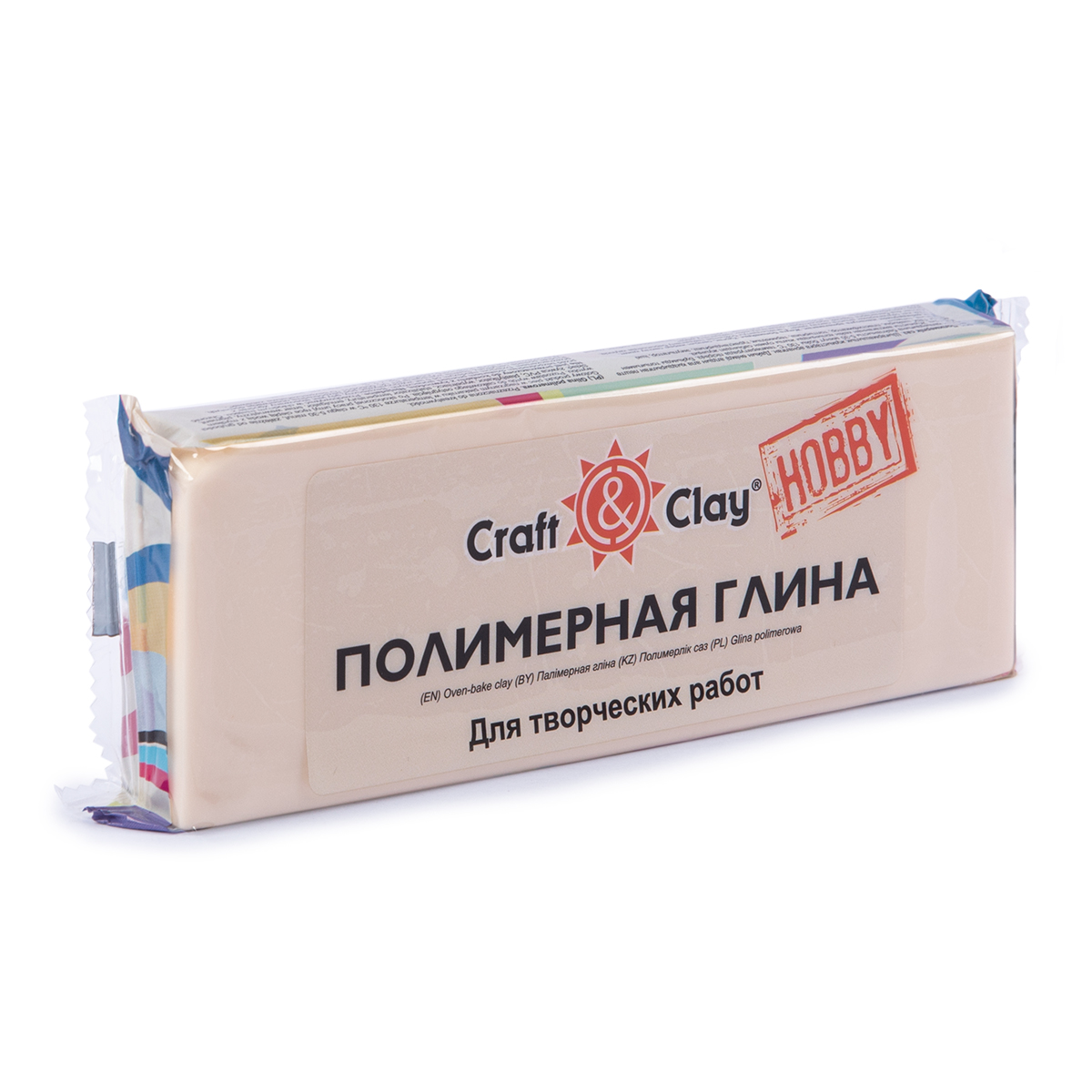 Полимерная глина CCH "Craft&Clay" (250гр) цв.1004 телесный светлый