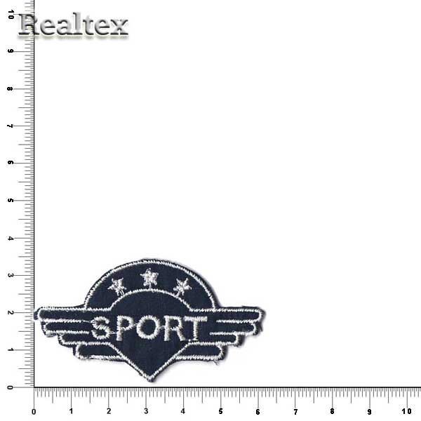 Термоаппликации 2751 "Sport" цв.синий