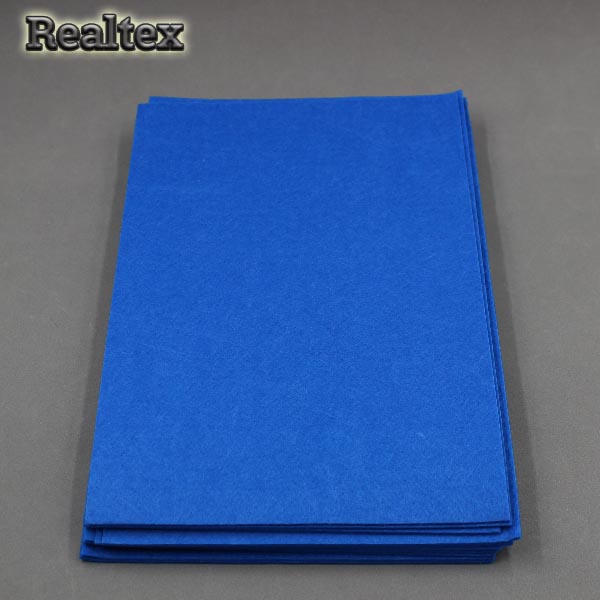 Фетр листовой жесткий Realtex 2мм 20*30см цв.52 синий 