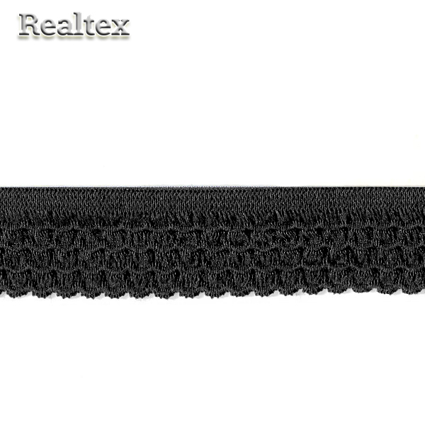  Резинка бельевая  Realtex 25мм 9122-25 цв.черный