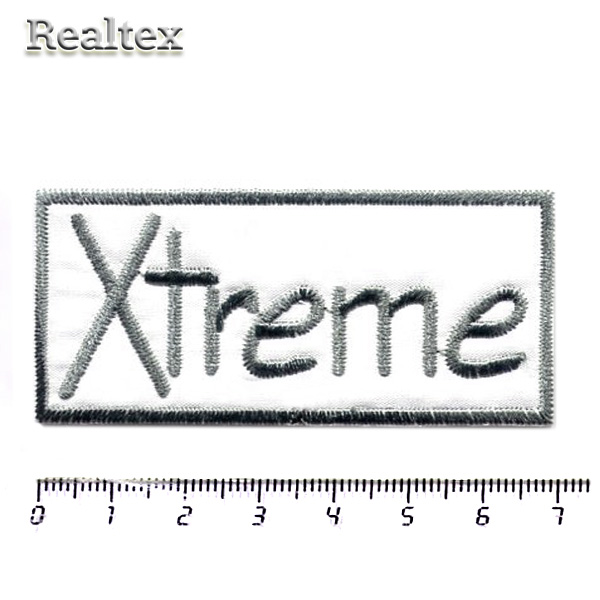 Термоаппликации 15866Р "Xtreme" цв.белый