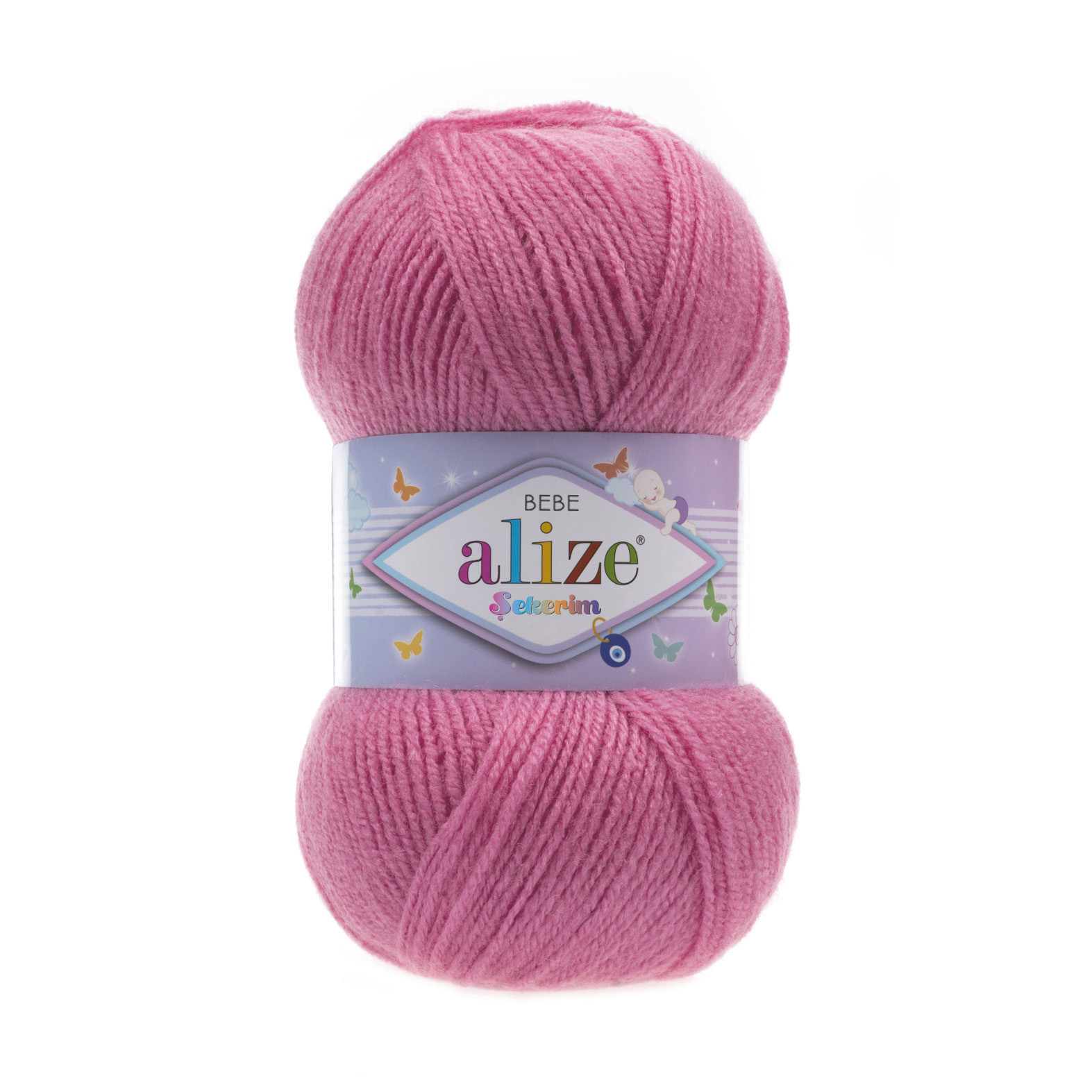 Пряжа Alize "Sekerim Bebe" (0,5кг) цв.246 роза