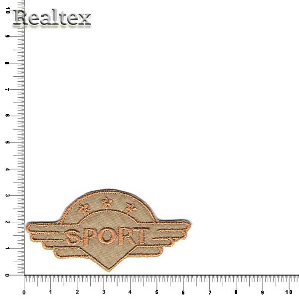 Термоаппликации 2751 "Sport" цв.бежевый