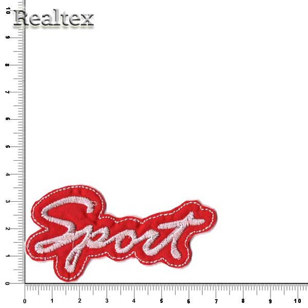 Термоаппликации 102 "Sport" цв.красный