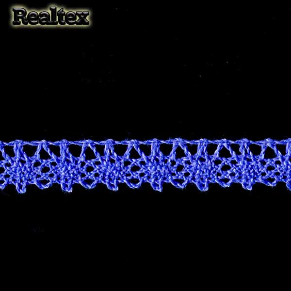 Кружево вязаное  12мм 12.01.057 цв.23 василек