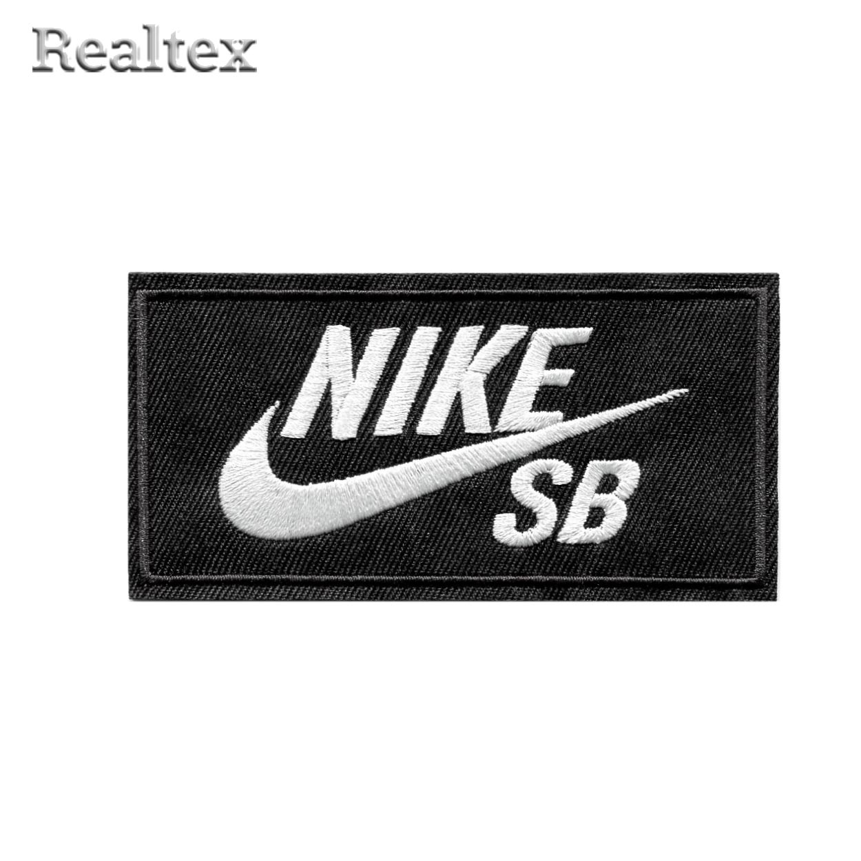  Термоаппликации  Realtex RT-198 "NIKE SB" цв.черный/белый