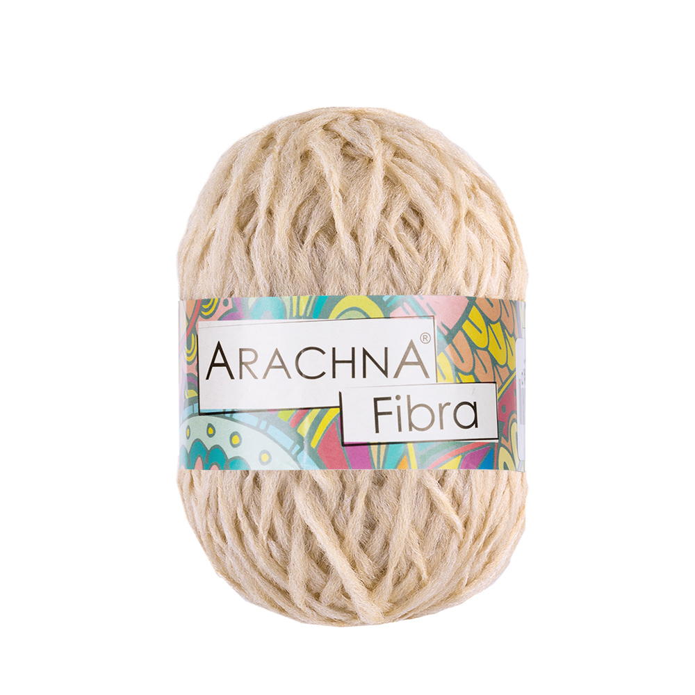 Пряжа Arachna "Fibra" (10шт*50гр*200м)цв.04 бежевый