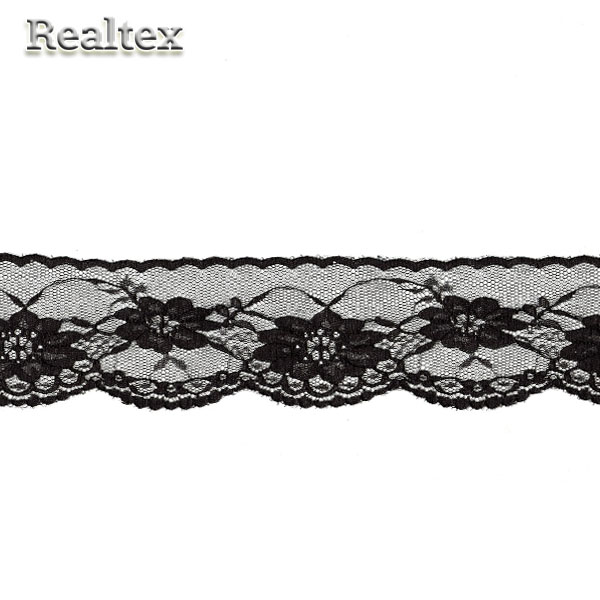  Кружево капроновое Realtex  60мм SG 730 цв.черный