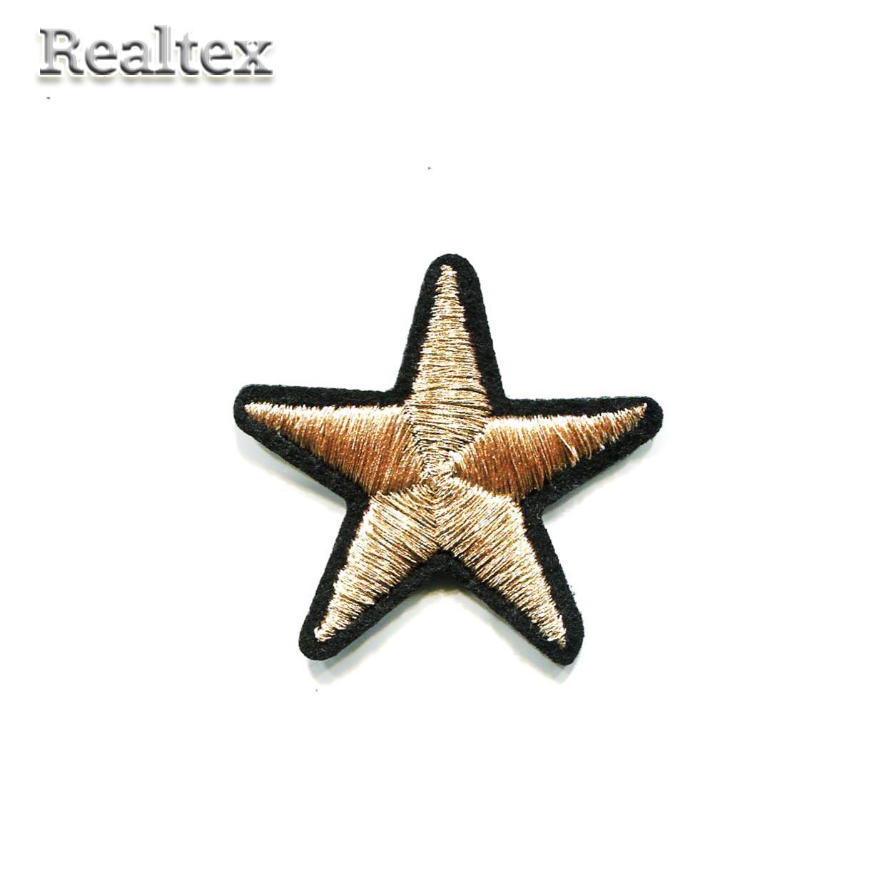  Термоаппликации Realtex S-3238 "Звезда" цв.светлое-золото