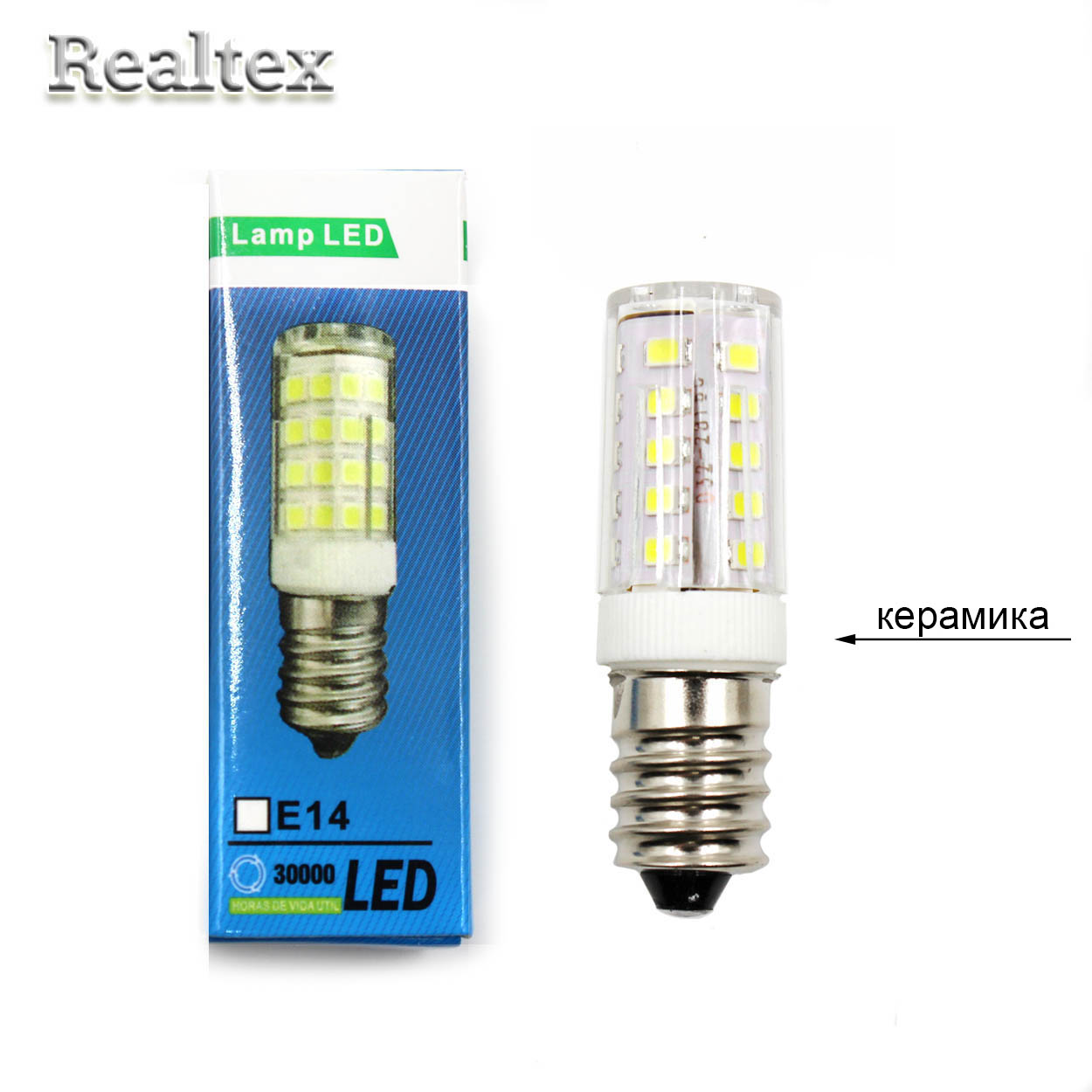 Лампа Realtex светодиодная для швейных машин E 14 LED 5W винтовое крепление