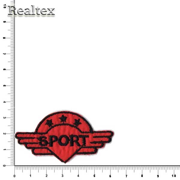 Термоаппликации 2751 "Sport" цв.красный