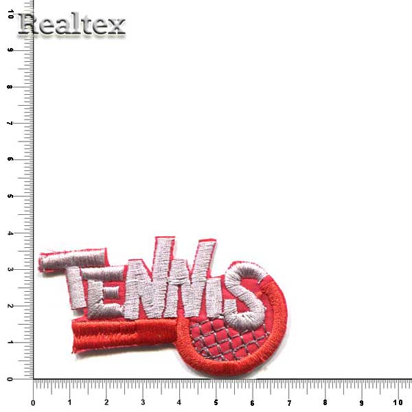 Термоаппликации 3226 "Tennis" цв.красный