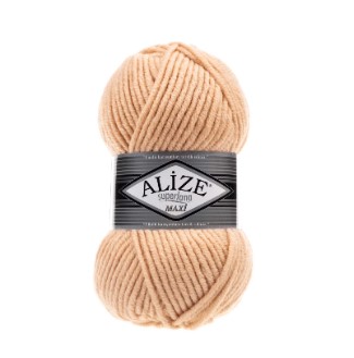 Пряжа Alize "Super Lana Maxi" (0,5кг) цв.502 карамель