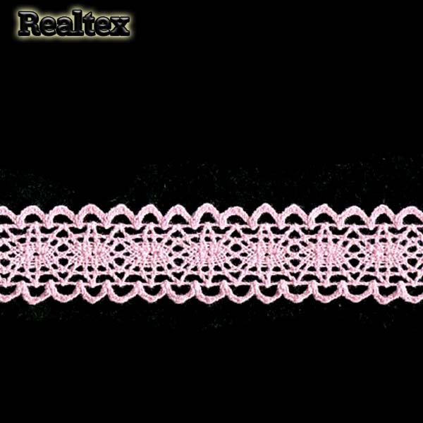 Кружево вязаное  25мм 25.01.079 цв.11 св.розовый