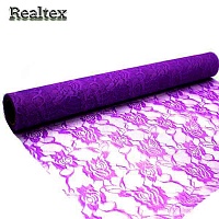 Кружево упаковочное Realtex в рулоне цв.фиолетовый