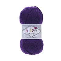 Пряжа Alize "Extra" (0,5кг) цв.074 фиолетовый