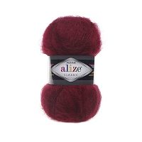 Пряжа Alize "Мохер Classic" (0,5кг) цв.057 бордовый