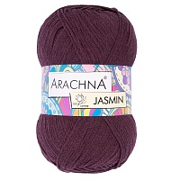 Пряжа Arachna "Jasmin" (5шт*100гр*250м)цв.144 тёмно-бордовый