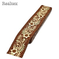 Тесьма термоклеевая 52232 55мм цв.1