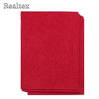 Фетр листовой средней жесткости Realtex 1мм 20*30см цв.03 красный