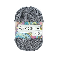 Пряжа Arachna "Fibra" (10шт*50гр*200м)цв.08 серый меланж