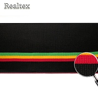 Подвяз ГД15042 13*125см цв.чёрный/красный+жёлтый+зелёный