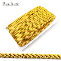 Шнур мебельный Realtex 8мм цв.94   под золото