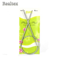 Спицы металл круговые на тросике Realtex 100см №4,0 (10шт)