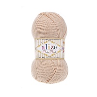 Пряжа Alize "Baby Best" (100гр) цв.382 пудра