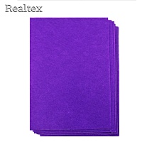 Фетр листовой средней жесткости Realtex 1мм 20*30см цв.28 фиолетовый