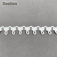 Тесьма с эластичными петлями 0567А 14мм цв.белый