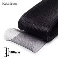 Регилин мягкий Realtex 100мм цв.А-02 черный
