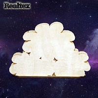 Заготовка для декорирования деревянная Салфетница "Букет"