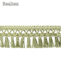 Бахрома  55мм для штор T-04 цв.845 бледно-салатовый
