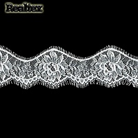  Кружево Realtex "реснички"  70мм 78767-1 (4шт*3м) цв.светло-молочный