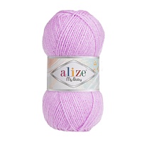 Пряжа Alize "My Baby" (0,25кг) цв.027 лиловый