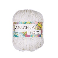 Пряжа Arachna "Fibra" (10шт*50гр*200м)цв.01 белый 