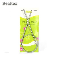 Спицы металл круговые на тросике Realtex 100см №3,5 (10шт)